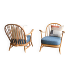 Paire de fauteuils vintage par Ercol