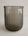 Vintage smoked glass pot cover