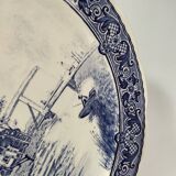 Decorative plate in Delfts earthenware