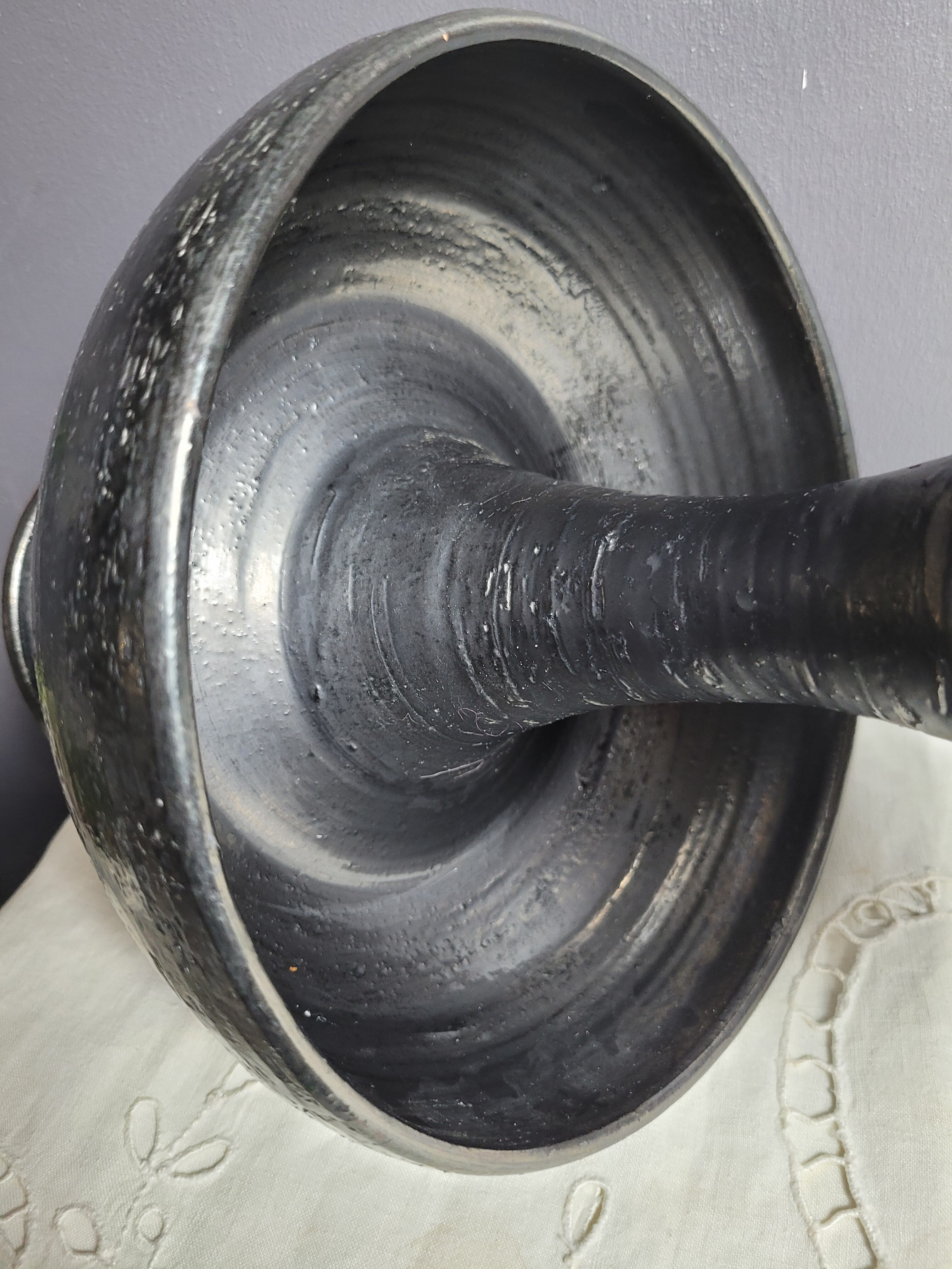 Jean Marais terracotta candlestick cup