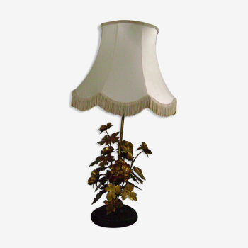 73cm gold metal lampshade with fabrics