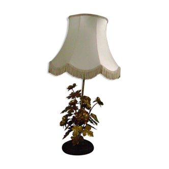 73cm gold metal lampshade with fabrics