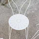 Wrought iron garden furniture