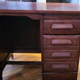 Vintage mahogany school desk