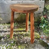 Tabouret tripode bois