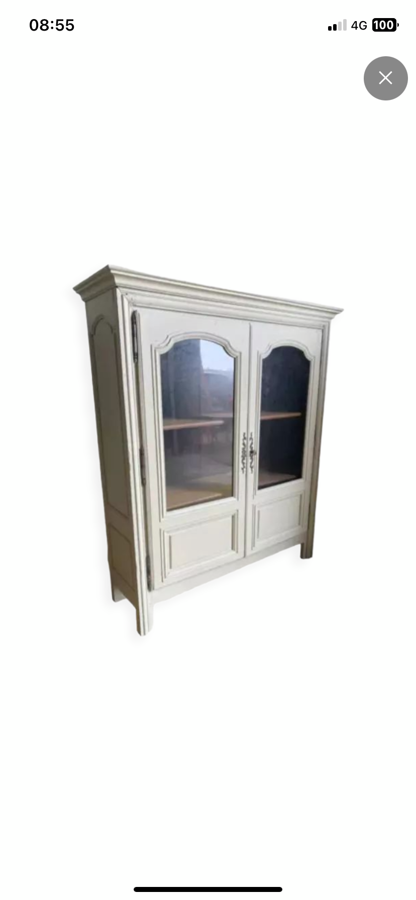 19th century Parisian glazed dresser