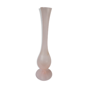Pink opaline vase