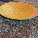 Large round dish. Dieulefit Caves. Vintage
