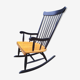 Scandinavian rocking chair 50s-60s