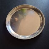 Indonesian artisanal silver-plated tray