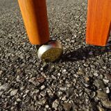 4 nesting teak rolling table Scandinavian design from the 60s Poul Hundevad