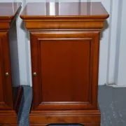 Vintage Cherry Nightstands, France, Set of 2