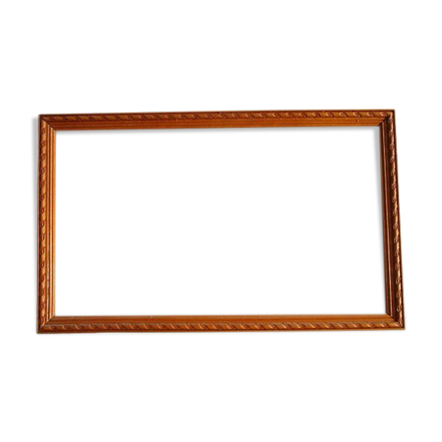 Old frame in worked wood