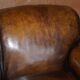 Howard & Son leather canapé, restored vintage, 3-seater