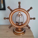 Rudder bar lamp boat vintage wheel