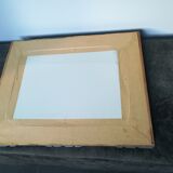 Mirror patinated in grey 52x42cm