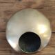 Modernist ashtray pellet in solid bronze.