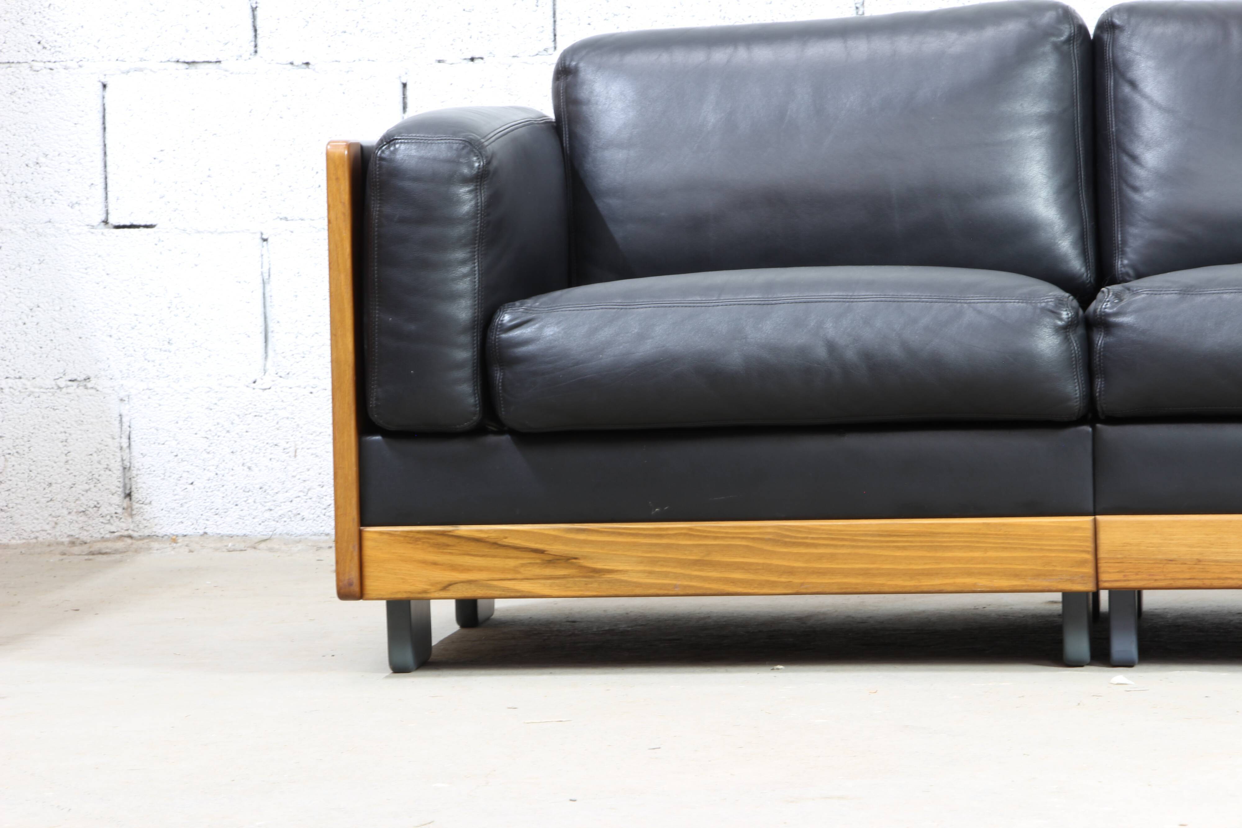 Leather sofa Afra & Tobia Scarpa Cassina