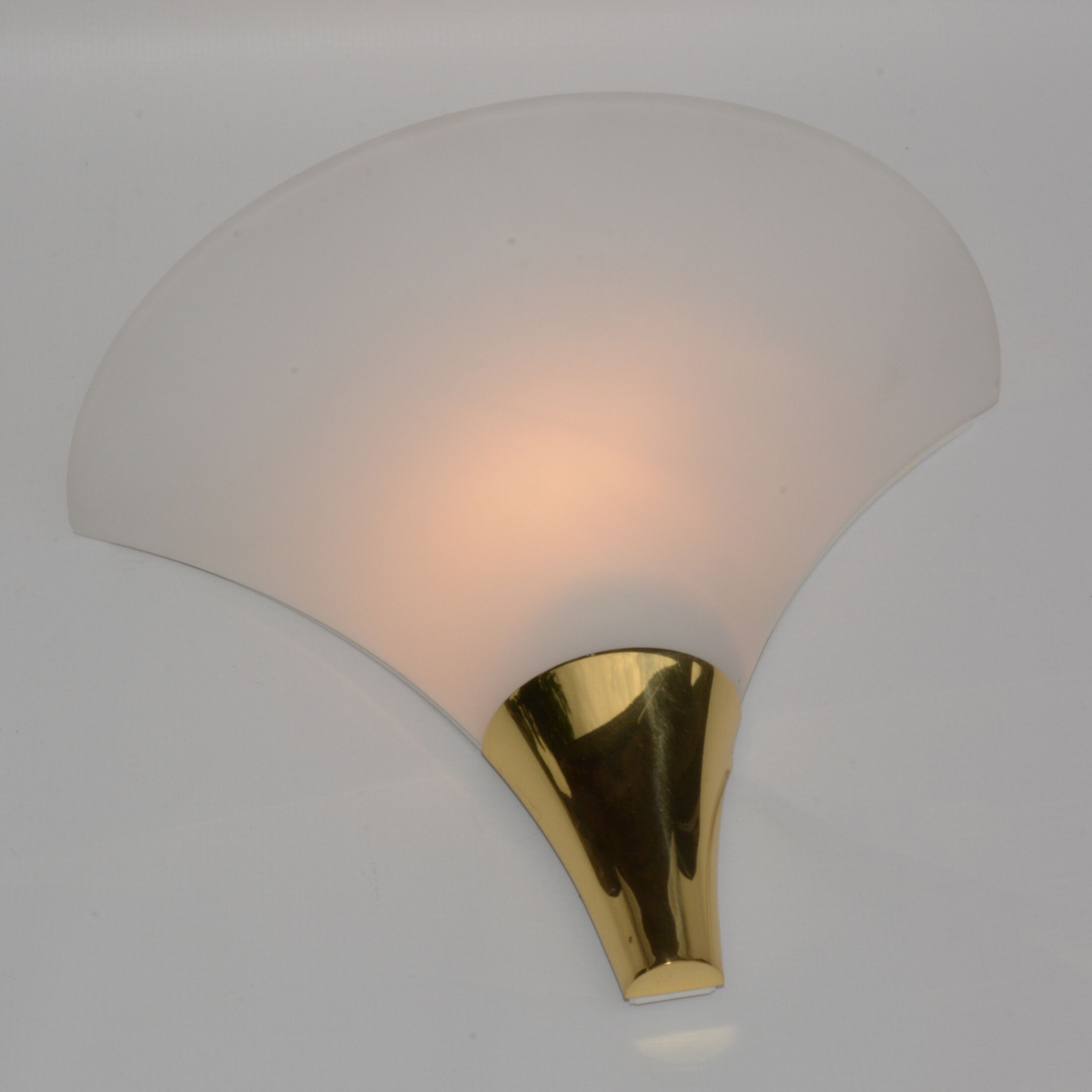Pair of wall lamps, Glashutte Limburg, Germany, 1970s