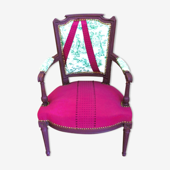 Louis XVI armchair restyled