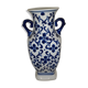 Ancient Asian vase decoration floral