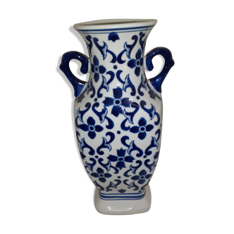 Ancient Asian vase decoration floral