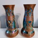 Pair of Art Nouveau Jugendstil vases