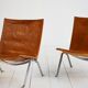 Pair of "PK22" Armchairs by Poul Kjærholm for E. Kold Christensen, 1950s