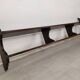 Rustic oak wall shelf