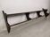 Rustic oak wall shelf