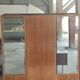 Art deco cabinet 3 doors 4 drawers in place of walnut
