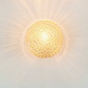 Mid-Century Amber Bubble Glass Wall Lights/Sconces by Helena Tynell for Limburg, 1970s