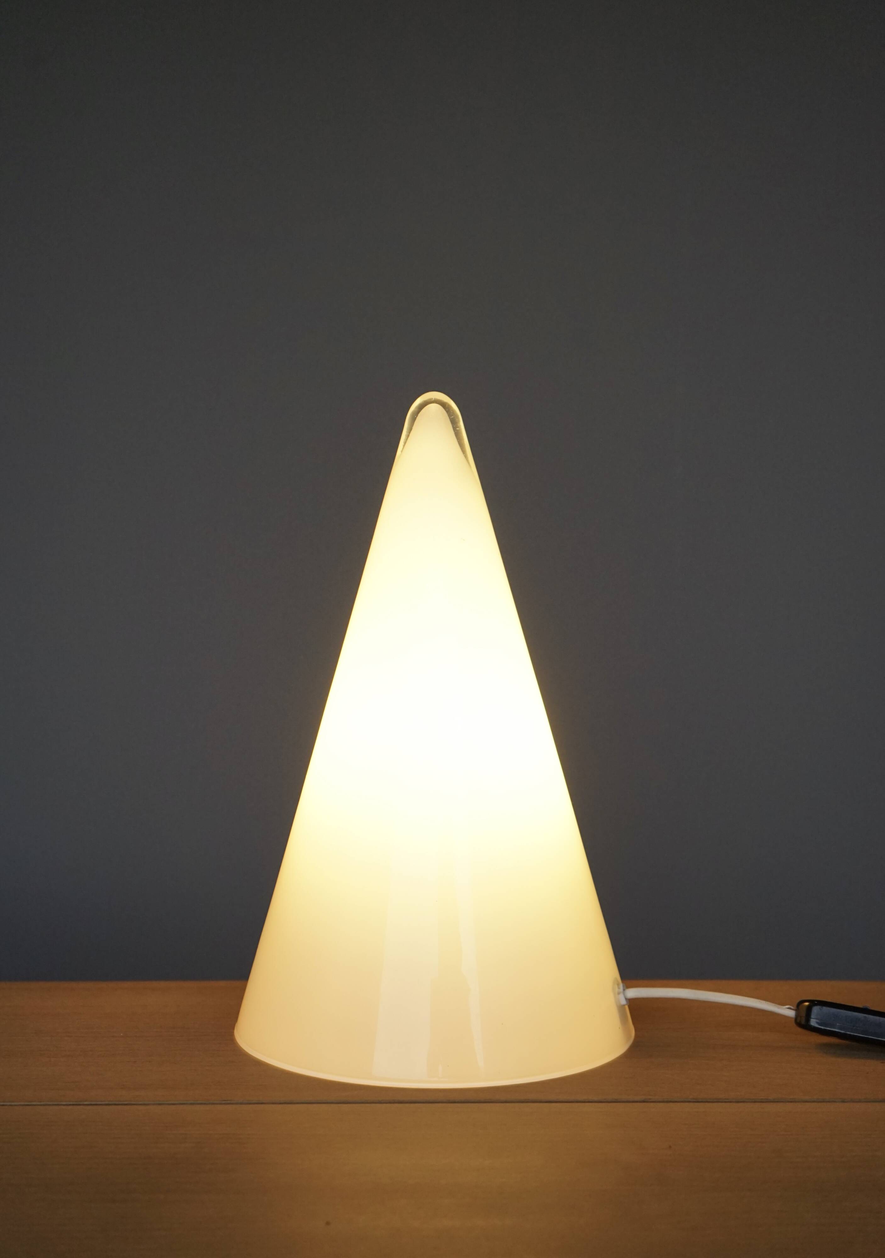 Lampe de table SCE en verre tipi XXL 37 cm