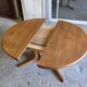 Table extensible Baumann en teck des années 60, (2 rallonges)