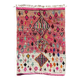 Tapis berbere marocain rose boujad neuf