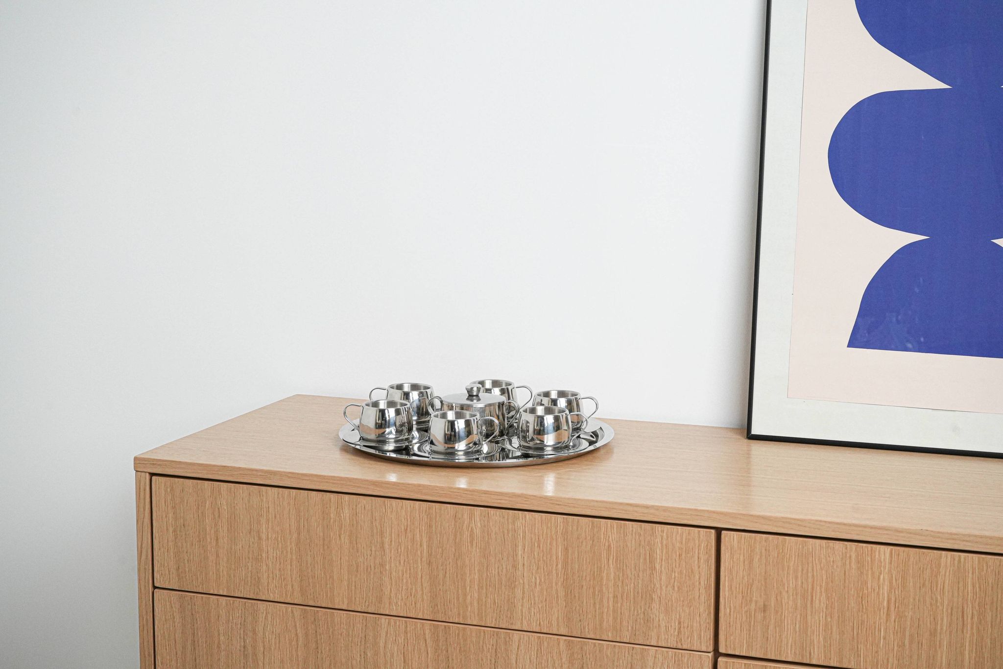 Coffee set, Italian design, 1980s, manufactured in Italy