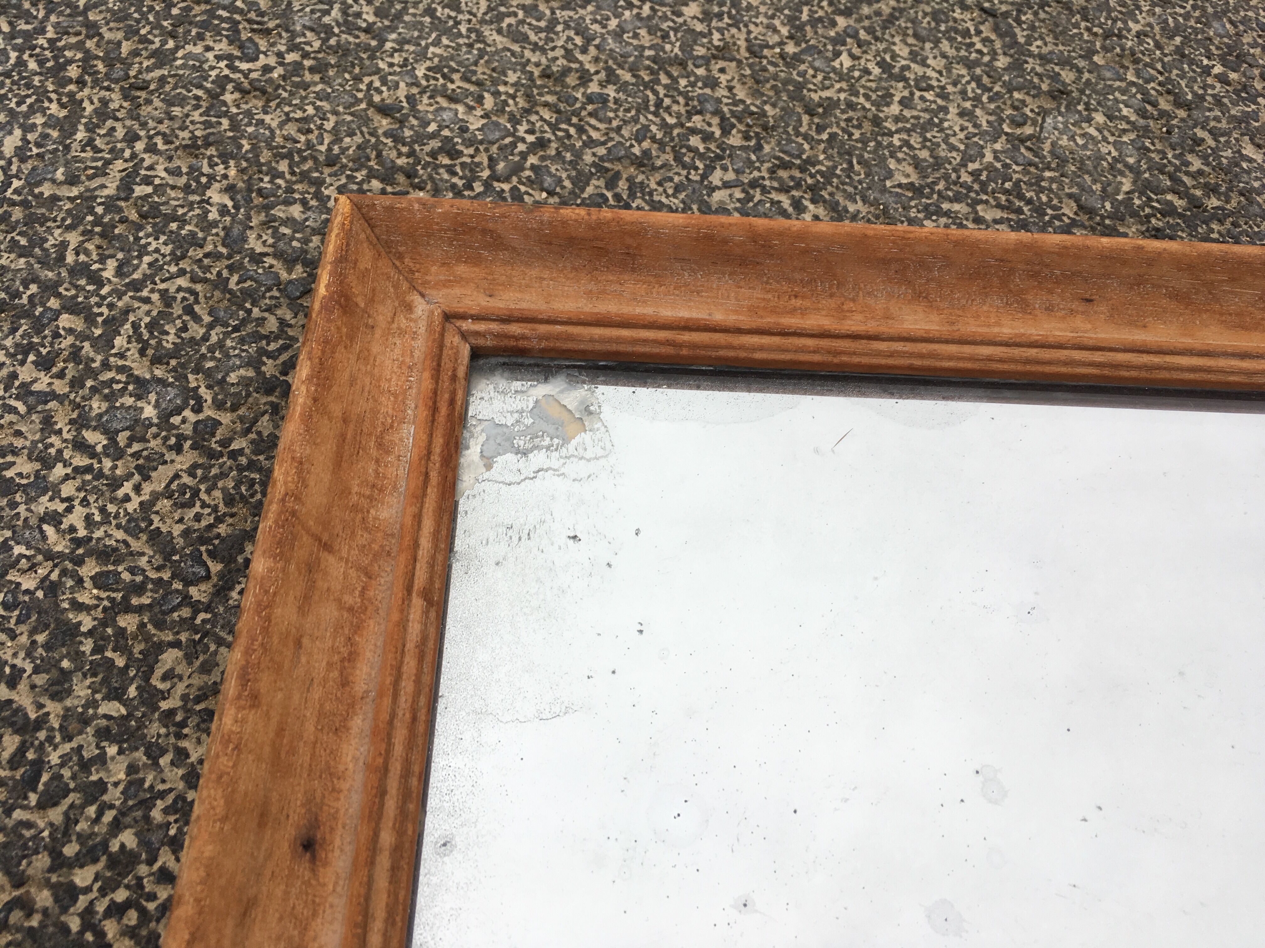 Old stitched mirror 31x52cm