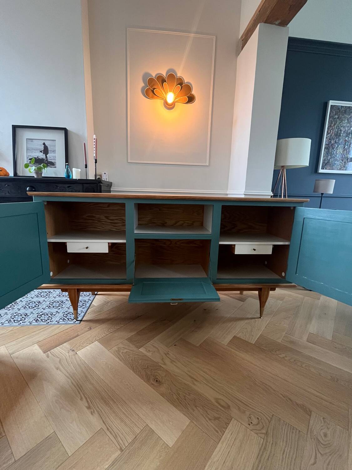 Renovated 60s sideboard