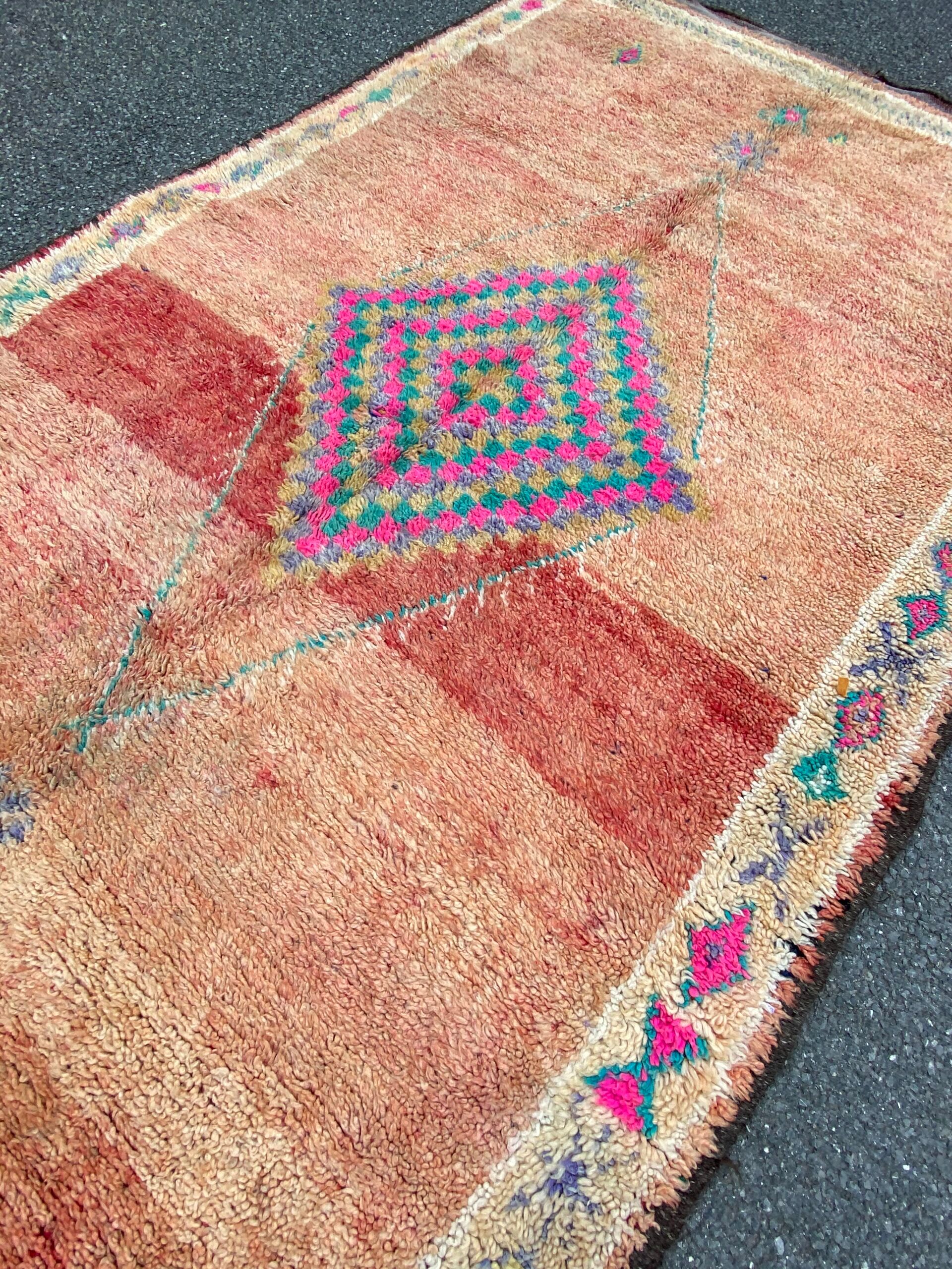 Moroccan carpet vintage boujad 170x330 cm