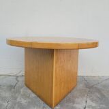 Vintage round coffee table design Maison Regain style 1970s