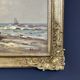 Oil painting “Segelschiff auf Sand“, frame gold von Harry Haerendel signed