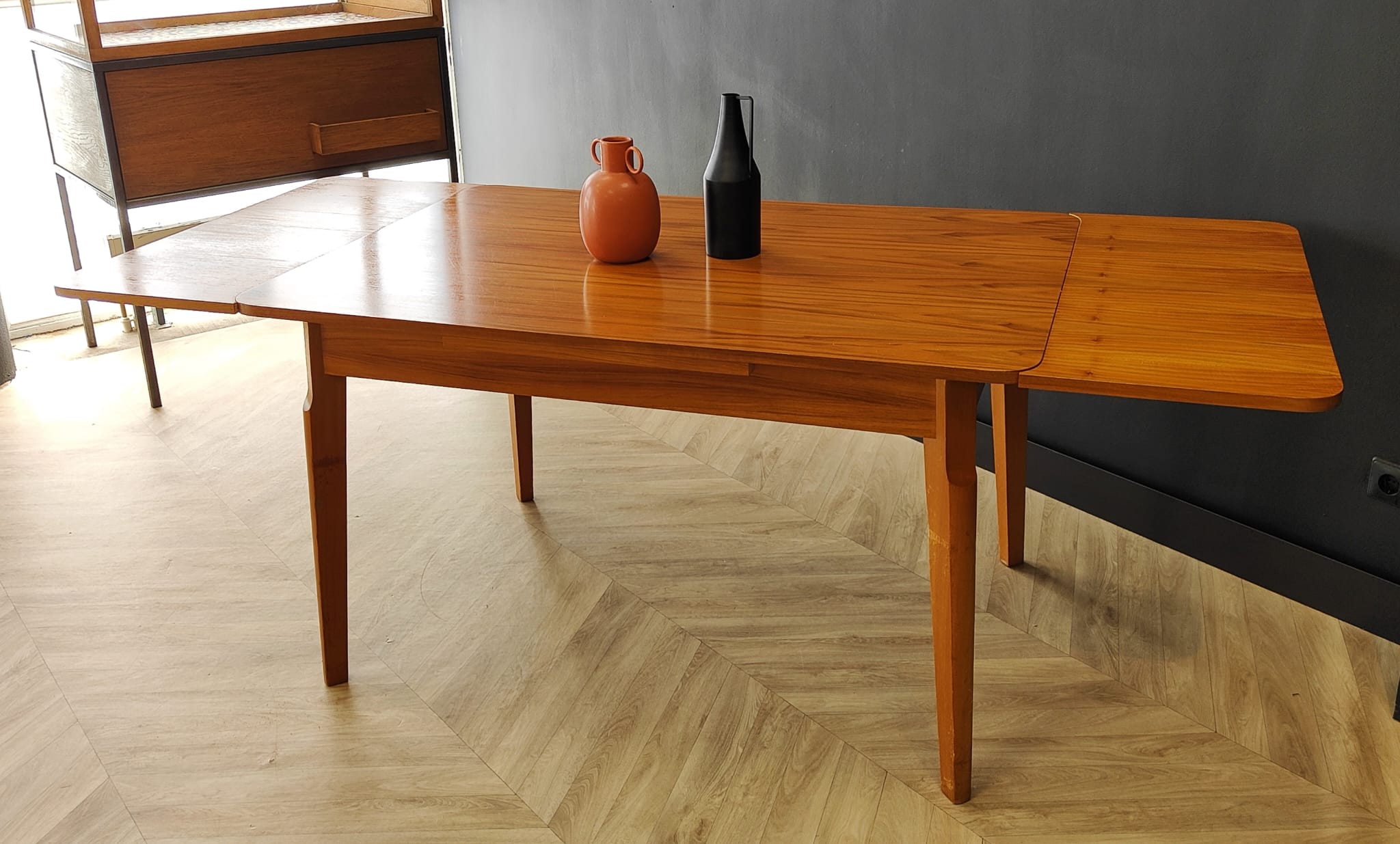 Mid century dining table vintage - extendable