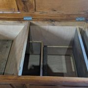 Large solid oak chest