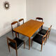 Lot of 6 chairs model 71 Scandinavian design Niels Otto Møller teak an60