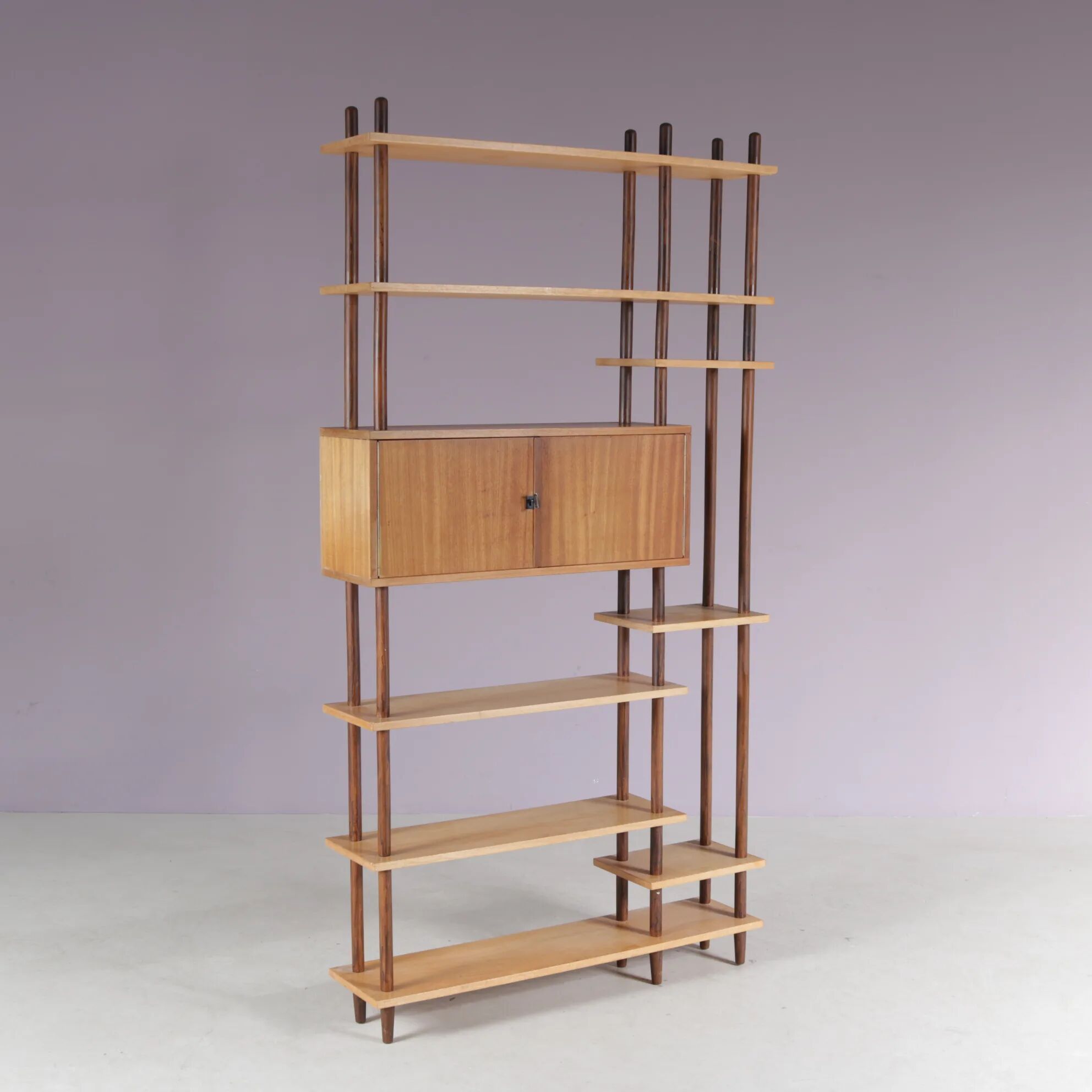 1950s stick cabinet from the Netherlands