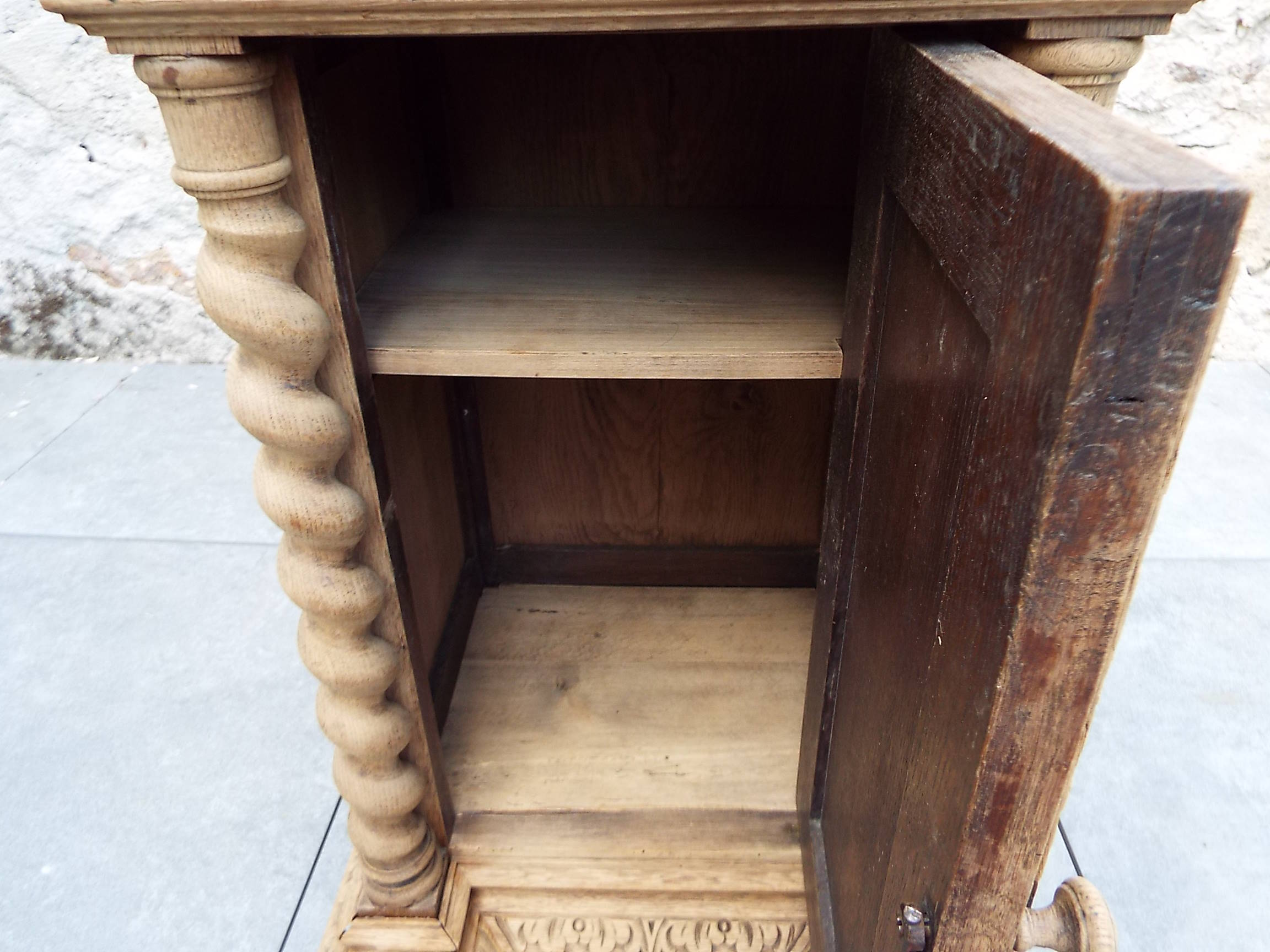 Neo-Renaissance bedside table