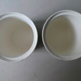 Set of 2 ceramic kitchen pots, Salins, 1950s