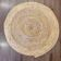 Tapis Rond Naturel Tressé