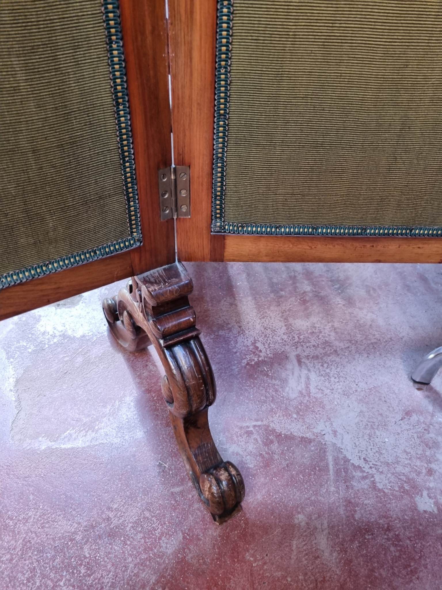 Fireplace screen Louis XV