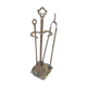Bronze fireplace servant